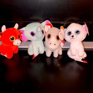 4 Teenie Beanie Boo’s